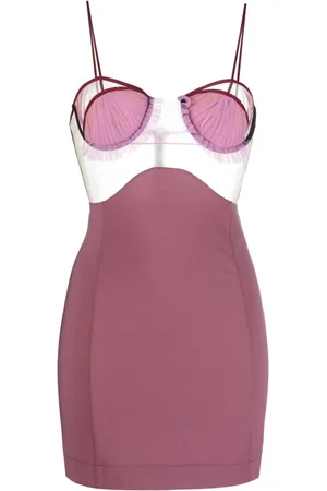 Nensi Dojaka Bustier mit transparenten Einsätzen