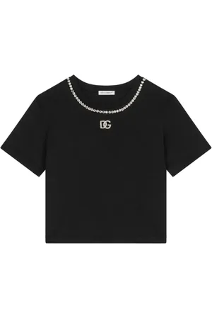 Dolce & Gabbana T-Shirt mit Kristallen