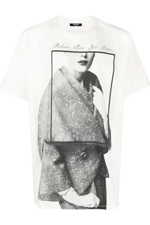 Balmain T-Shirt mit grafischem Print
