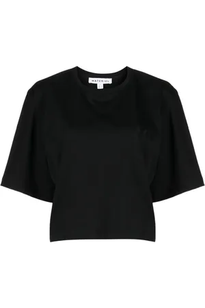 MATÉRIEL by Aleksandre Akhalkatsishvili Cropped-T-Shirt mit Logo