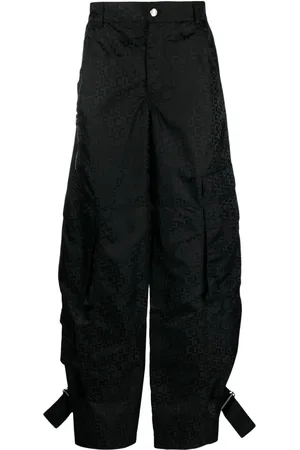 GCDS Weite Cargohose mit Monogramm