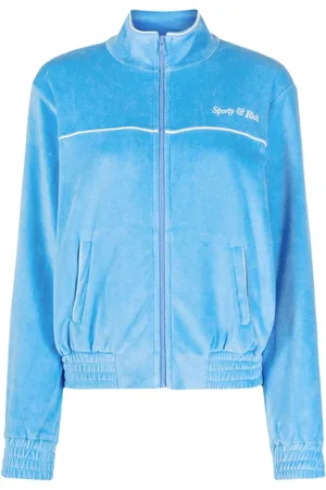 Sporty & Rich Jacke aus Frottee mit Logo-Stickerei