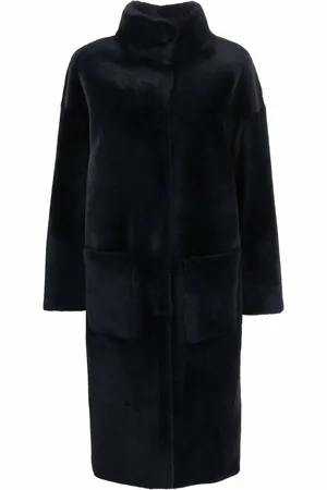 LISKA Wendbarer Shearling-Mantel