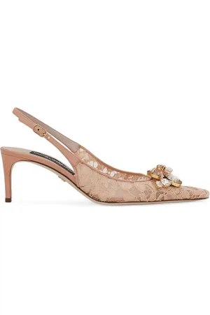 Dolce & Gabbana Rainbow Lace Slingback-Pumps 60mm