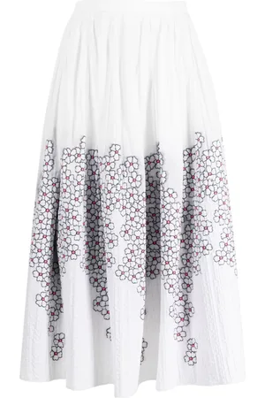 GEMY MAALOUF Rock mit Blumen-Print