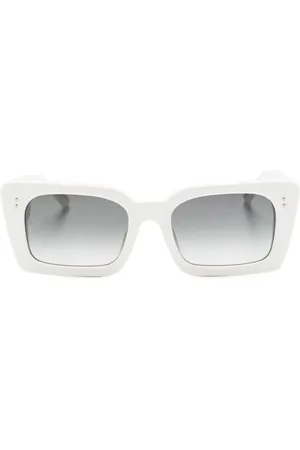 Linda Farrow Sonnenbrille mit eckigem Gestell