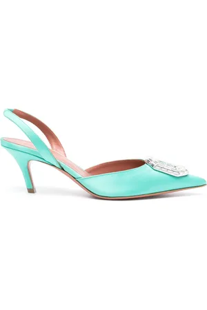 Amina Muaddi Camelia Slingback-Pumps 60mm
