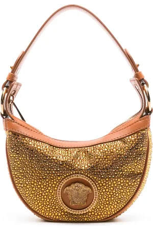 VERSACE Repeat Schultertasche mit Kristallen