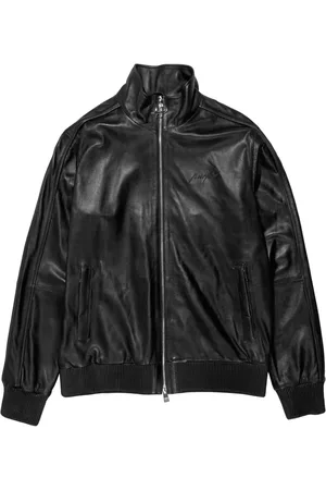 Purple Brand Lederjacke mit Reißverschluss