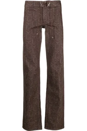Ludovic De Saint Sernin Cargohose mit Monogramm-Print