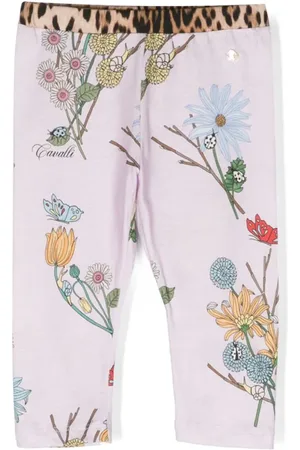 Roberto Cavalli Leggings mit Blumen-Print