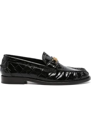 VERSACE Meudsa Loafer mit Kroko-Effekt