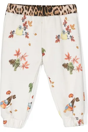 Roberto Cavalli Hose mit Blumen-Print