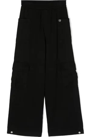 MONNALISA Weite Hose mit Logo-Schild