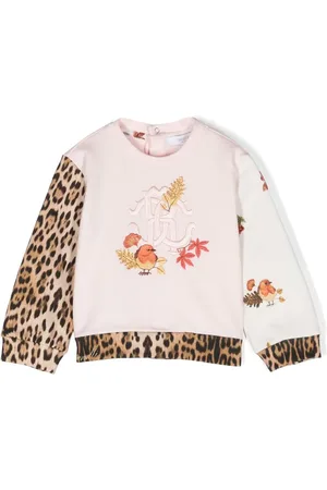 Roberto Cavalli Sweatshirt mit Logo-Stickerei