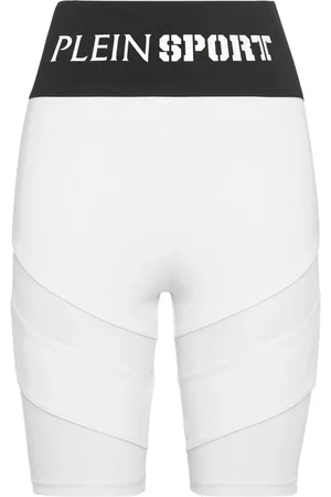 Philipp Plein Radlerhose mit Logo-Bund