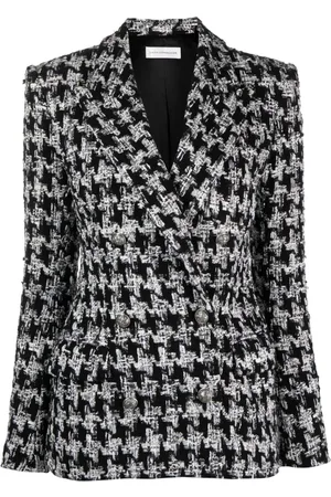FAITH CONNEXION Boucle-Blazer mit Hahnentrittmuster