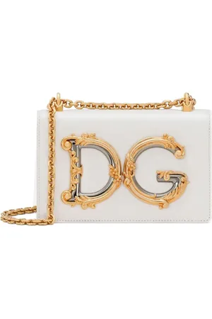 Dolce & Gabbana Umhängetasche mit Logo-Schild