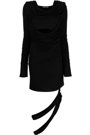 ANDREADAMO Asymmetrisches Kleid mit Drapierung