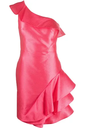 GEMY MAALOUF Schulterfreies Kleid mit Rüschenborte