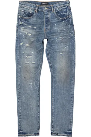 Purple Brand P005 Vintage Laser Straight-Leg-Jeans