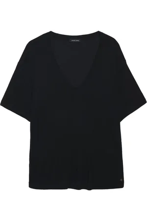 ANINE BING T-Shirt mit V-Ausschnitt