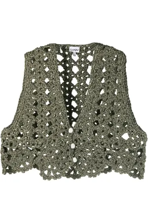 Ganni Gestricktes Oberteil