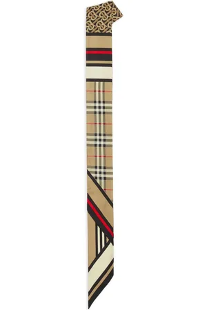 Burberry Seidenschal mit Montage-Print