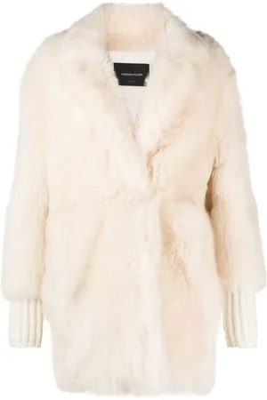 Fabiana Filippi Einreihiger Mantel aus Faux Fur