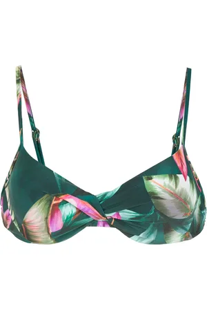 Lygia & Nanny Bikinioberteil mit Blatt-Print
