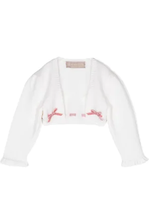 LA STUPENDERIA Cropped-Cardigan mit Schleifendetail