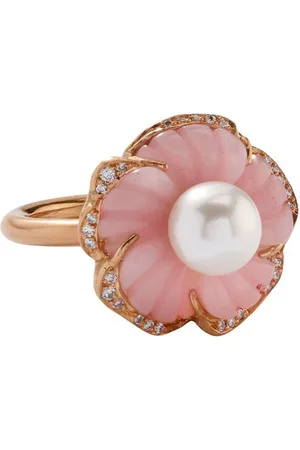 Irene Neuwirth 18kt Rotgoldring mit Opal