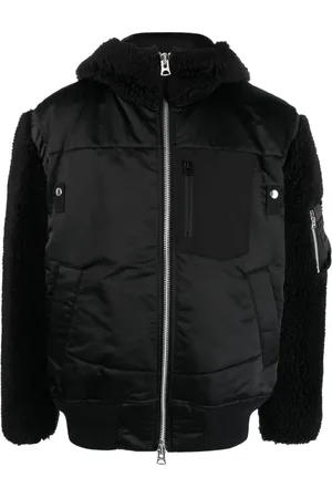 SACAI Kapuzenjacke mit Kontrasteinsatz
