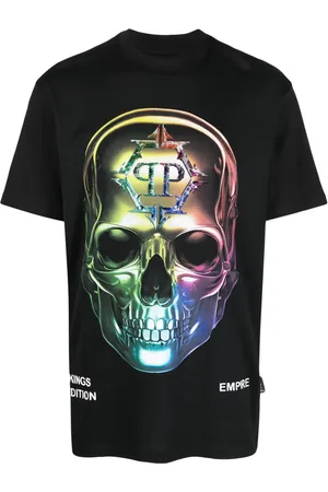 Philipp Plein T-Shirt mit Totenkopf-Print