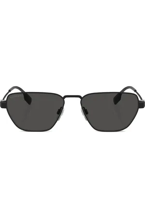 Burberry Eckige Sonnenbrille mit Vintage-Check
