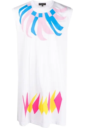 Comme des Garçons Langes Trägershirt mit Print
