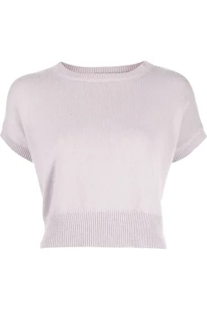Teddy Cashmere Genova Cropped-Pullover aus Kaschmir