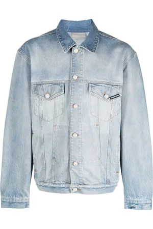 VTMNTS Jeansjacke mit Logo-Stickerei