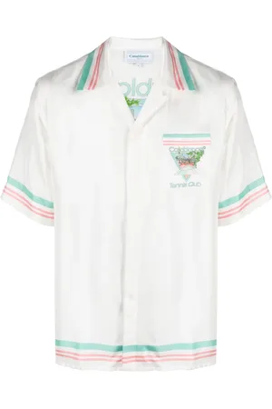 Casablanca Tennis Club Icon Seidenhemd