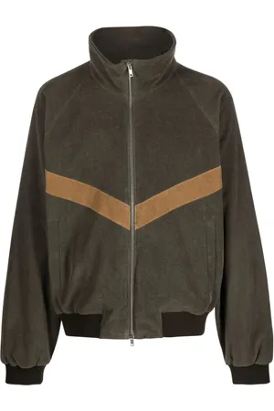 RANRA Cordjacke mit gerippten Bündchen