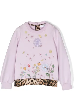 Roberto Cavalli Sweatshirt mit Blumen-Print