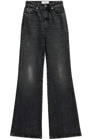 Ami Halbhohe Wide-Leg-Hose