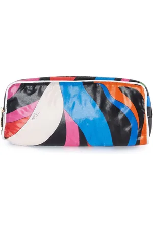 Puccini Kosmetiktasche mit abstraktem Print
