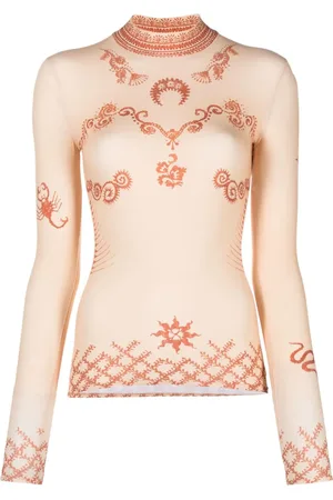 Marine Serre Second Skin Top