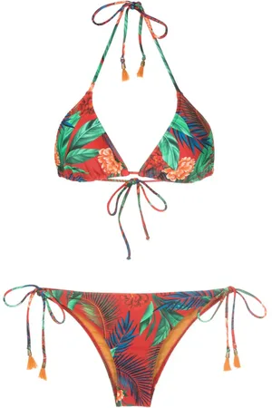 Lygia & Nanny Maya Triangel-Bikini mit botanischem Print