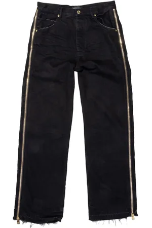 Purple Brand Weite P018 Jeans mit Reißverschlüssen