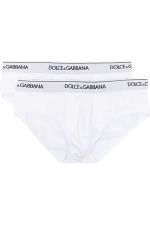 Dolce & Gabbana Set aus zwei Slips mit Logo-Bund