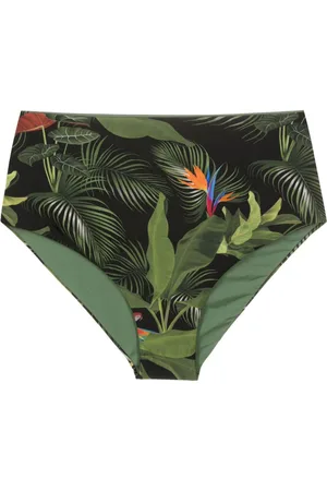Lygia & Nanny Bikinihöschen mit Blatt-Print