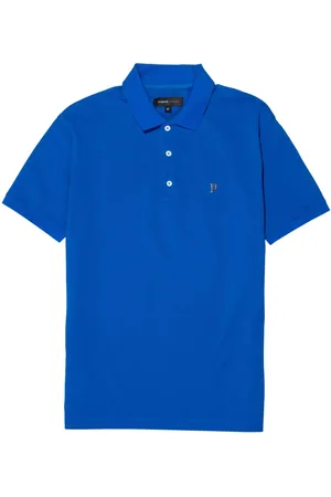 Purple Brand Pikee-Poloshirt mit Logo-Schild