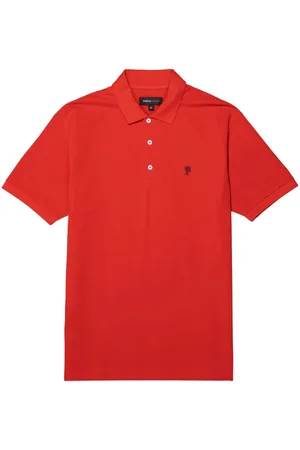 Purple Brand Poloshirt mit Monogramm-Print